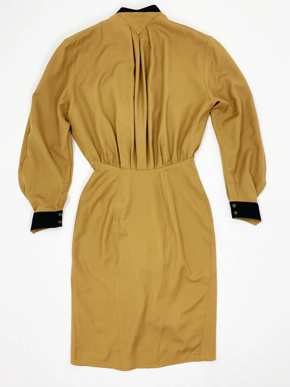 Thierry Mugler 80s batwing shirt dress — JAMES VELORIA